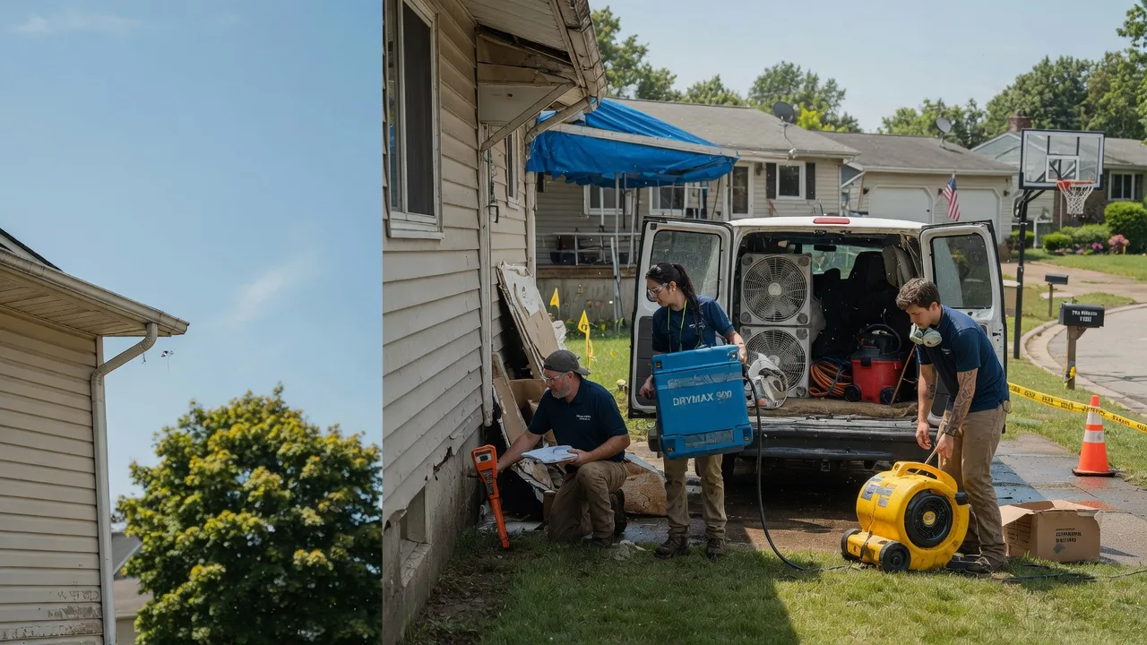 Ceiling Leak Cleanup in Elizabeth, PA near me